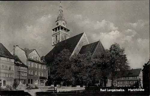 Ak Bad Langensalza in Thüringen, Marktkirche