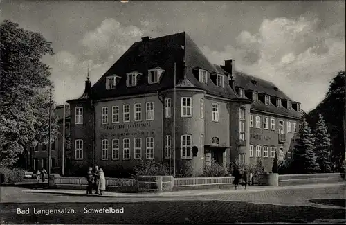 Ak Bad Langensalza in Thüringen, Schwefelbad