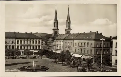 Ak Oelsnitz Vogtland, Markt