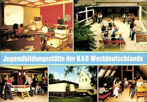 Ak Kirchhundem im Sauerland, Jugendbildungsstätte d. KAB Westdeutschlands