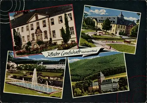 Ak Grafschaft Schmallenberg im Sauerland, Kloster, Wasserspiel, Minigolf