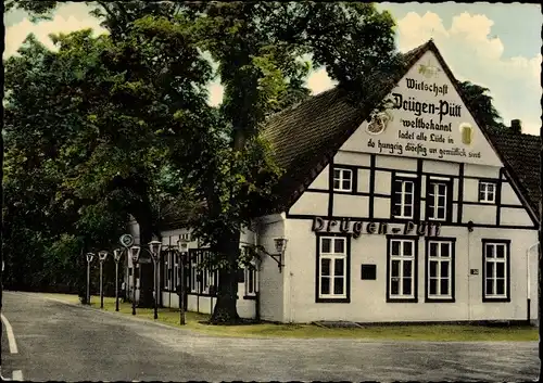 Ak Haltern am See Westfalen, Gasthaus Drügen Pütt