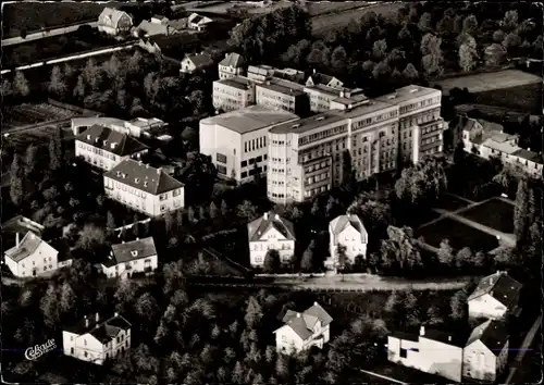 Ak Hemer im Sauerland, Teilansicht vom Ort, Fliegeraufnahme