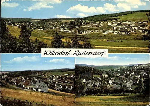 Ak Rudersdorf Wilnsdorf Kreis Siegen, Teilansichten