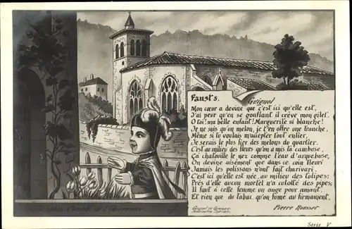 Ak Faust 5, Puppentheater, Guignol, Pierre Rousset