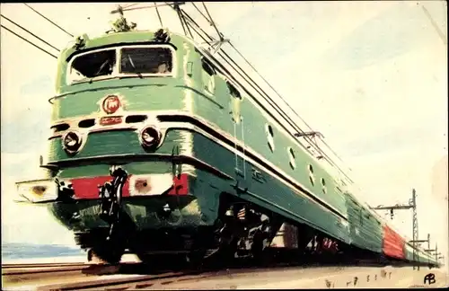 Künstler Ak Comité National de l'Enfance, Eisenbahn, Zugwagen