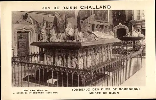 Ak Nuits Saint Georges Côte d’Or, Jus de Raisin Challand, Tombeaux des Ducs de Bourgogne