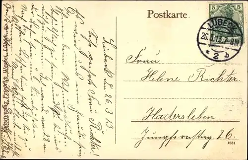 Ak Hansestadt Lübeck, Hafen