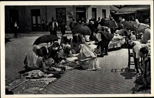 Ak Sarajevo Bosnien Herzegowina, Carsija, Marktszene, Händler