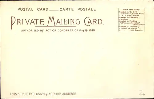 Künstler Ak Red Star Line, Anvers New York, Passagierdampfer, Ruderboot