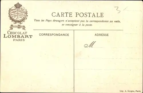 Litho Reklame, Chocolat Lombard, Les Grandes Chasses, le Lion, Löwe, Zirkus