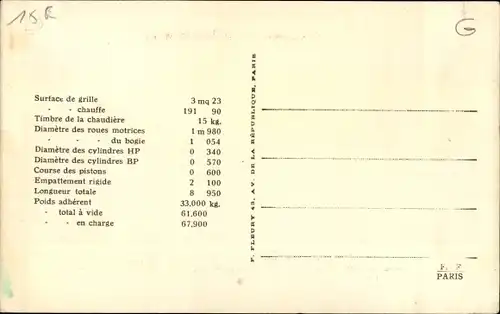 Ak Dänische Eisenbahn, Dampflok No. 901, Typ Atlantic, Hanomag