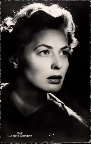 Ak  Schauspielerin Ingrid Bergman, Portrait