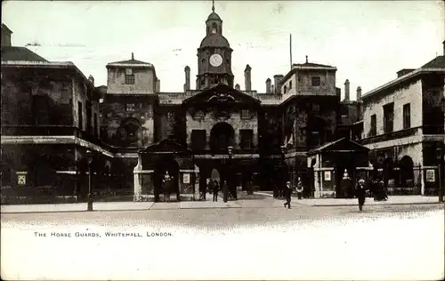 Ak City of Westminster London England, Whitehall, The Horse Guards