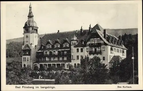 Ak Świeradów Zdrój Bad Flinsberg Schlesien, Kurhaus am Isergebirge