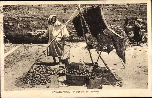 Ak Casablanca Marokko, Marchand de legumes