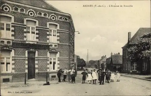 Ak Ardres Pas de Calais, L'Avenue de Rouville