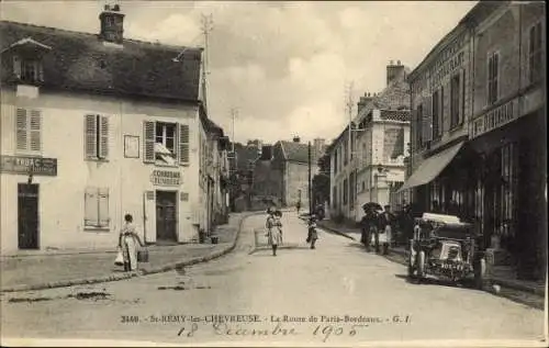 Ak Saint Rémy les Chevreuse Yvelines, La Route de Paris Bordeaux