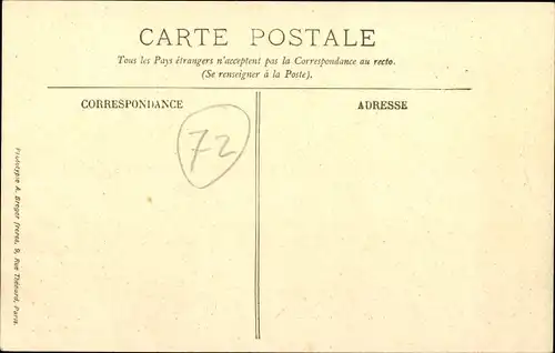 Ak Longnes Yvelines, Rue de l'Église, Weingeschäft, Kutschpartie