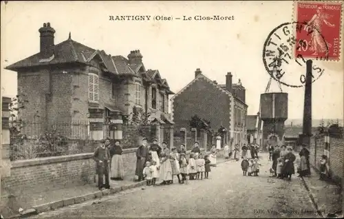 Ak Rantigny Oise, Le Clos-Moret