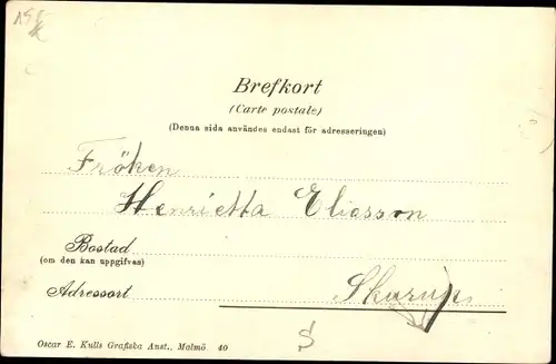 Ak Malmö Schweden, Södergatan och Stortorget