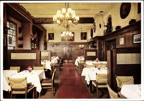 Ak München Bayern, Schwarzwälders Naturweinhaus, Hartmannstraße 8