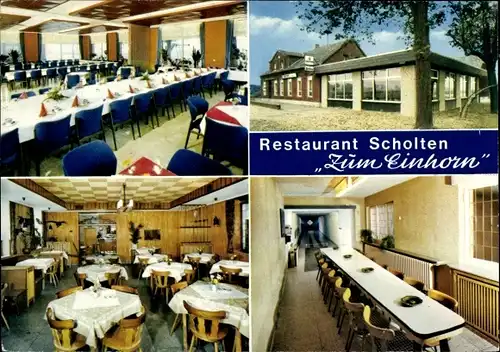 Ak Kevelaer am Niederrhein, Restaurant Scholten Zum Einhorn