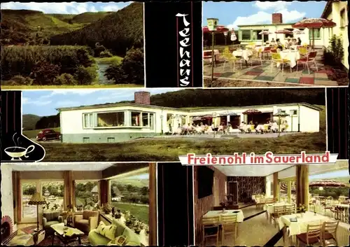 Ak Freienohl Meschede im Sauerland, Teehaus