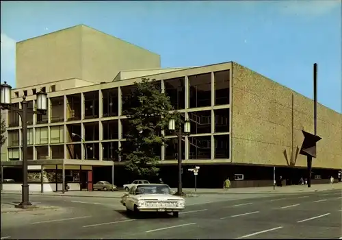 Ak Berlin Charlottenburg, Deutsche Oper, Auto