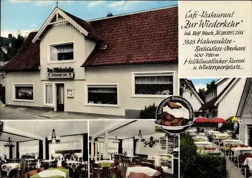 Ak Hahnenklee Bockswiese Goslar im Harz, Gasthaus Zur Wiederkehr