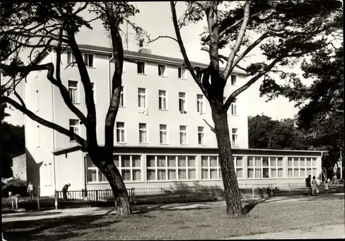 Ak Ostseebad Heringsdorf auf Usedom, FDGB-Erholungsheim Erich Wirth