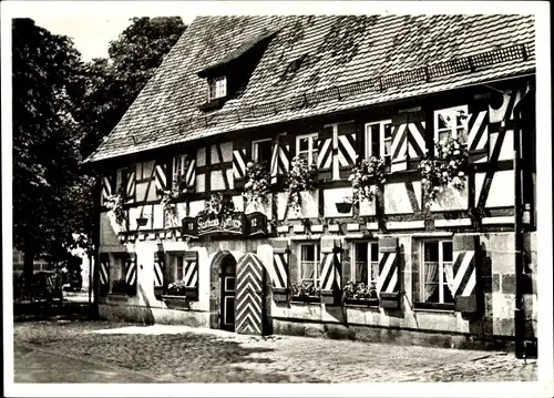 Ak Großreuth hinter der Veste Nürnberg in Mittelfranken Bayern, Gasthaus Rottner