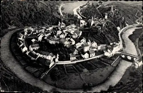 Ak Esch sur Sure Esch an der Sauer Luxemburg, Panorama, Fluss
