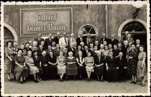 Foto Deutschland, Gasthof Grüner Baum, Gruppenbild