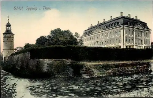 Ak Oppurg an der Orla Thüringen, Schloss