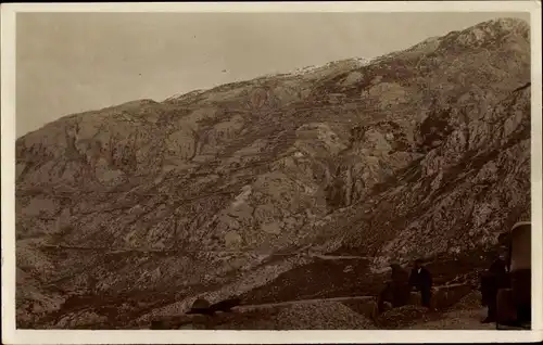 Foto Ak Lovćen Lovtchen Montenegro, Pass und Gipfel