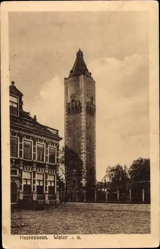Ak Heerenveen Friesland Niederlande, Watertoren, Wasserturm
