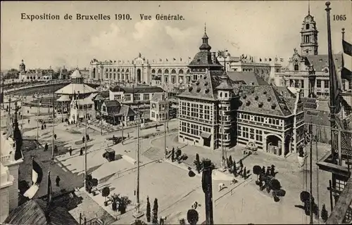 Ak Brüssel, Weltausstellung 1910, Vue Générale