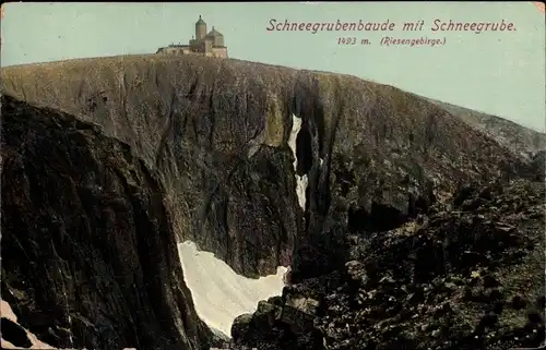 Ak Szklarska Poręba Schreiberhau Riesengebirge, Schneegrubenbaude, Schronisko nad Śnieżnymi Kotłami