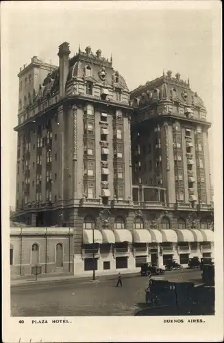 Ak Buenos Aires Argentinien, Plaza Hotel