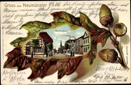 Eichenblatt Litho Neumünster in Holstein, Kleinflecken