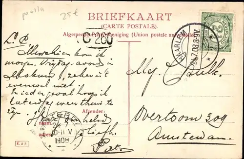 Ak Niederlande, 25 Jarig Bestaan van den A.N.W.B. 1908, Trachten, Kutsche