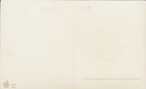 Echthaar Ak Portrait einer Frau