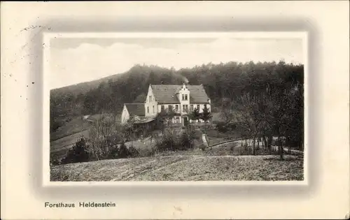 Ak Heldenstein in Oberbayern, Forsthaus