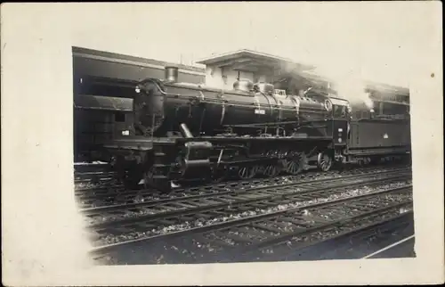 Foto Ak Französische Eisenbahn, Dampflok No. 141.055