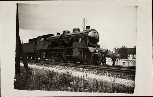 Foto Ak Französische Eisenbahn, Dampflok No. 4100