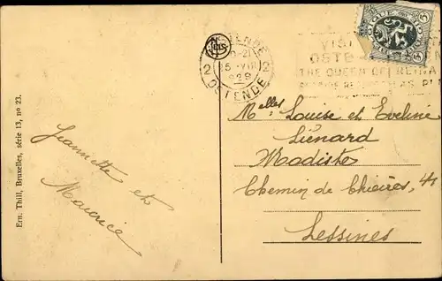 Ak Oostende Ostende Westflandern, Kursaal de face, Wellenbrecher, Strand