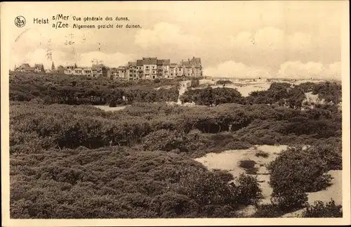 Ak Knokke Heist Heyst Knocke sur Mer Westflandern, Vue General des Dunes