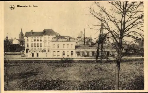 Ak Diksmuide Dixmude Westflandern, La Gare