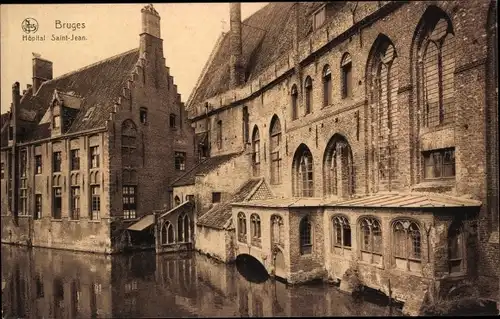 Ak Bruges Brügge Flandern Westflandern, Hopital Saint-Jean